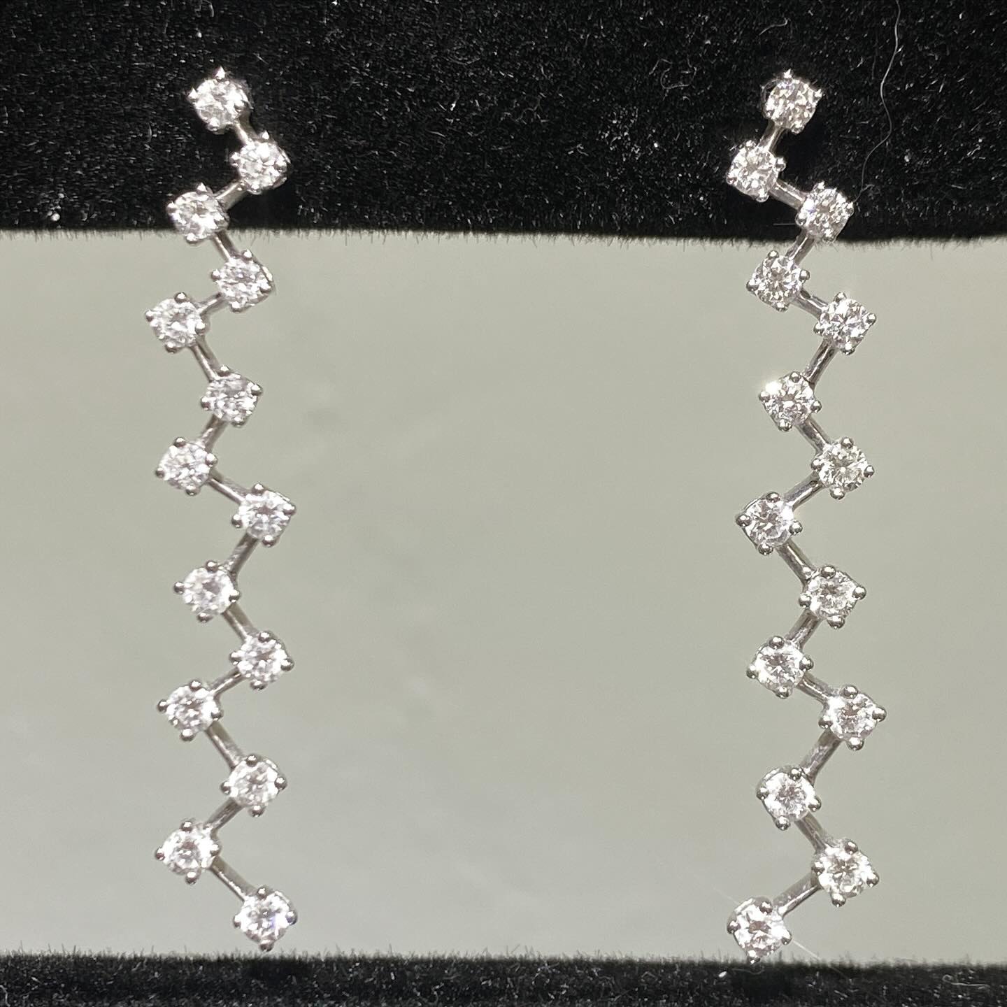 Modern Elegance How to Wear Sleek Diamond Drop Earrings - beje diamonds - wholesale diamond new orleans