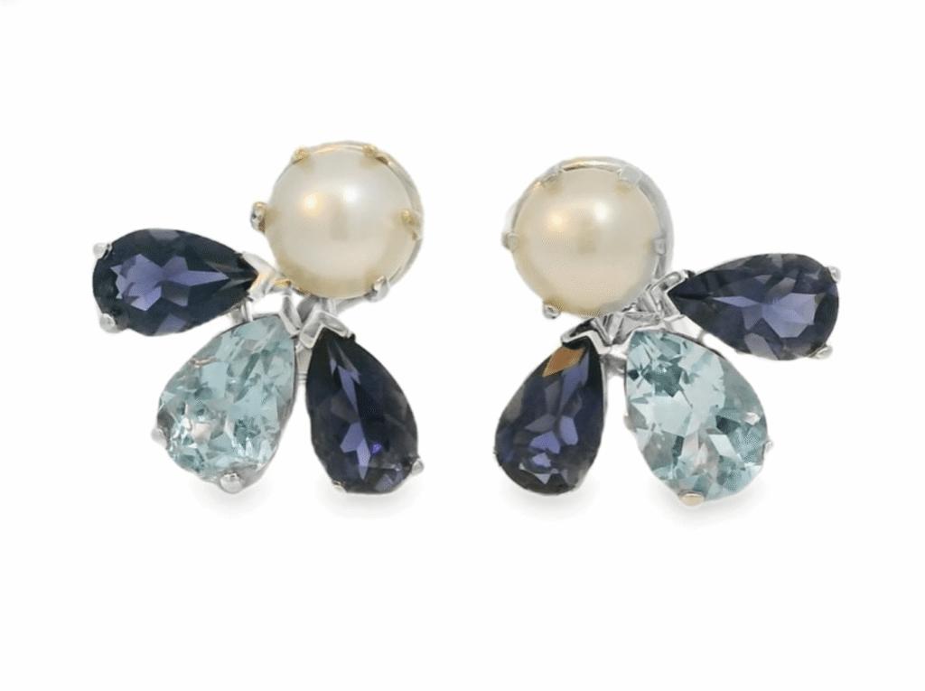 Pearls & Gemstones The Perfect Combination for Elegant Earrings - wholesale diamond metairie - beje diamond