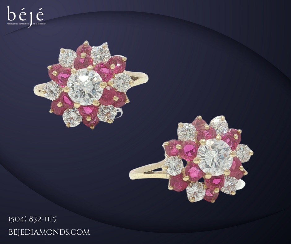 How This Diamond and Ruby Ring Adds Vintage-Inspired Elegance - wholesale jewelry in metairie