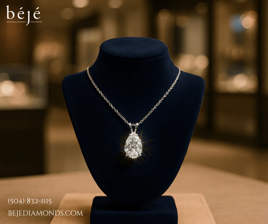 A Drop of Light, Perfectly Chosen - jewelry store in metairie - beje diamonds