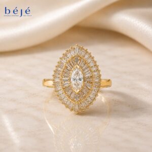 Marquise Statement Diamond Ring - jewelry store in metairie - beje diamonds