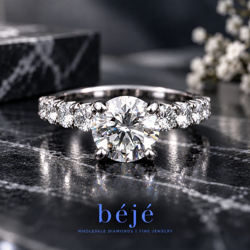 Engagement Rings in Metairie How Side Stones Change the Look - engagement rings in metairie - beje wholesale diamonds 1